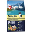 Krmivo pre psov Ontario Senior Mini 7 Fish & Rice 6,5 kg