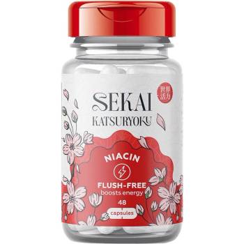 Sekai Katsuryoku Niacin Flush-Free, 48 капсули, Sekai Katsuryoku (7214-00)
