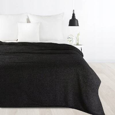 Eurofirany Bukla čierna deka 200X220