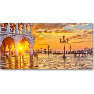 Foto obraz fotografie na skle Benátky Taliansko 100x50 cm