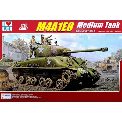 Merit I LOVE KIT International M4A1E8 Sherman Medium Tank 1:16