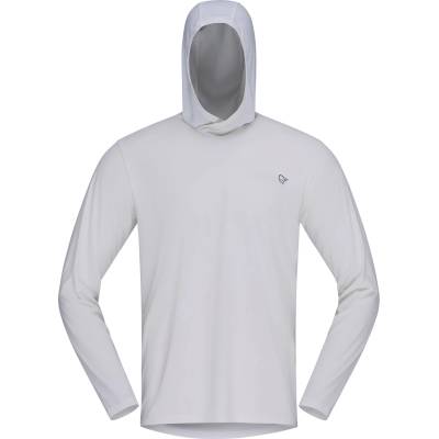 Norrøna Мъжка спортна тениска Norrøna Femund Tech Hood Sport shirt - Snow White - размер XXL (216-8321-0215)