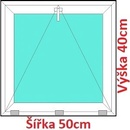 Soft Plastové okno 50x40 cm, sklopné