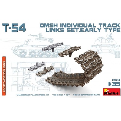 MiniArt T-54 OMSh Individual Tracks Links Set Early 1:35