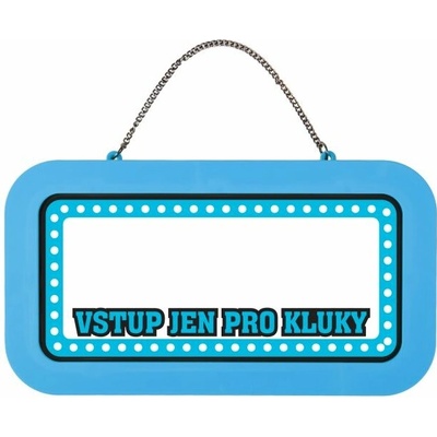 Albi Neonová cedulka bez jména - Jen pro kluky