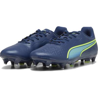 Puma KING Match MxSG modrá/světle zelená