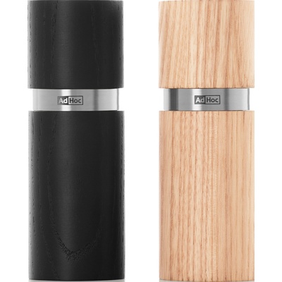 Мелнички за сол и пипер Textura XS черен и светъл кедър 2 бр (AH-MP460)