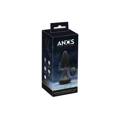 Anos Remote Controlled Butt Plug 550752 Black – Zboží Mobilmania