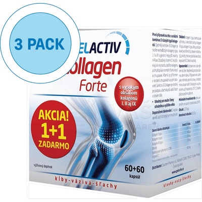 Gelactiv 3-Collagen Forte 3 x 120 kapsúl