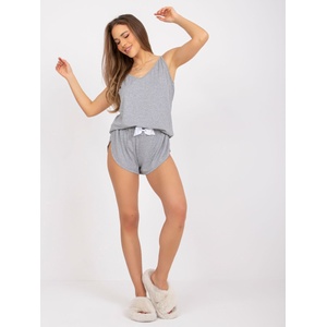 Rue Paris Дамска пижама модел 7398.89P Rue Paris цвят сив