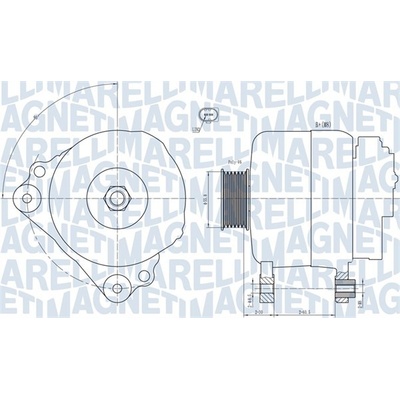 MAGNETI MARELLI generátor 063731992010