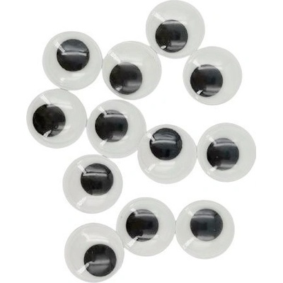 CREATOYS Oči svítící ve tmě -12 ks, 15 mm