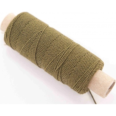 Pružná niť - gumička khaki