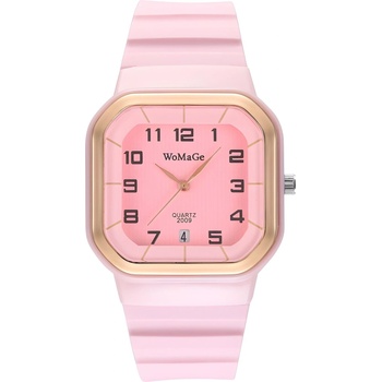 WoMaGe Часовник le-12667 - Розов kp12667
