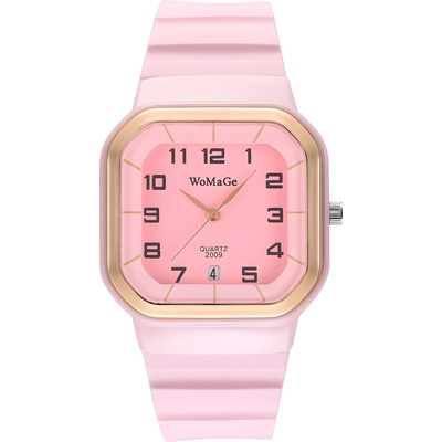 WoMaGe Часовник le-12667 - Розов kp12667