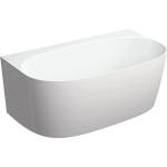 Omnires Свободностояща вана Omnires Valencia M+ BTW, композит, бял гланц, 148x86 см (VALENCIA148WPBP)
