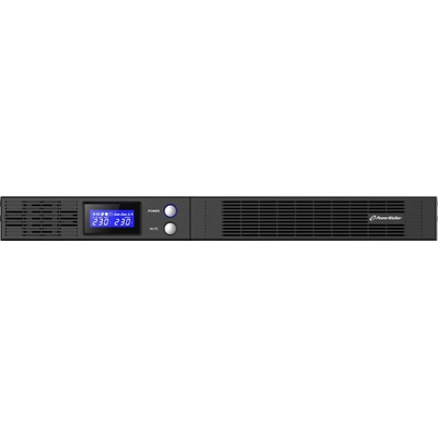 PowerWalker UPS устройство PowerWalker VI 1000 R1U, 1000VA/600W, чиста синусоида, Line Interactive, Черно | 10121049 (10121049)