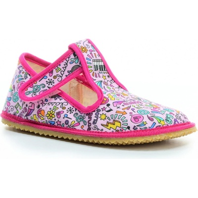 Beda bačkory Music BF-060010/W – Zboží Dáma