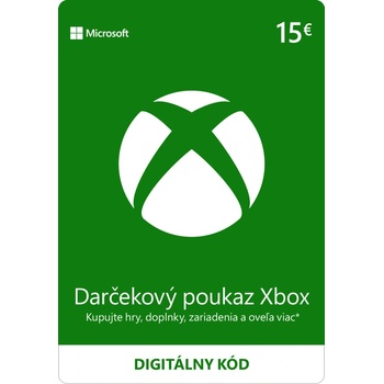 Microsoft Xbox Live predplatená karta 15 €