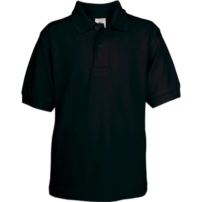 B&C Polo Safran Dětská polokošile PK486 Black