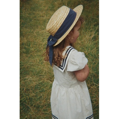 Konges Sløjd разкроена рокля от памук ALLIE SAILOR DRESS GOTS (KS105253.PPY2)