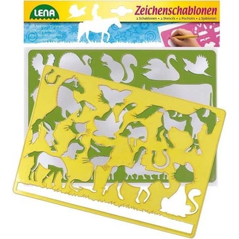 Lena Kreslící šablony koně kočky