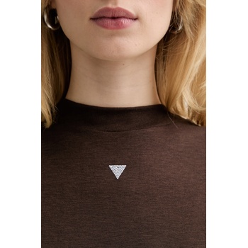 Guess Тениска с коприна Guess TINA (W6RP99.KCNH2)