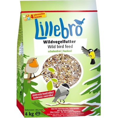 Lillebro Divoké ptactvo bezslupkové 4 kg