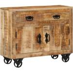 vidaXL Бюфет 80x30x65 см грубо мангово дърво масив (351689)
