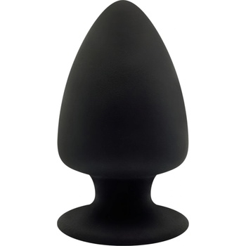 SilexD Анатомичен анален плъг Silexd M - 11см (черно)