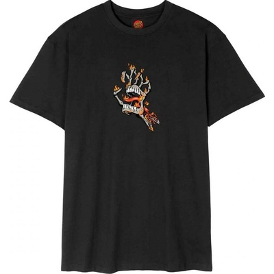 Santa Cruz tričko burnt Bone Hand T-Shirt Black