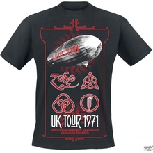 NNM metal tričko Led Zeppelin UK Tour 1971 čierne