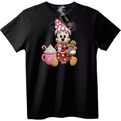 NOONEBRAND Тениска Прошната Minnie Mouse Празник - S, Black