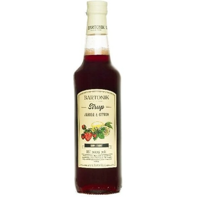Bartonik Sirup jahoda a citron 60% 0,5 l