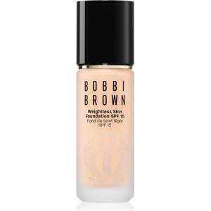 Bobbi Brown Weightless Skin Foundation SPF 15 дълготраен фон дьо тен с хидратиращ ефект цвят Warm Porcelain 30ml