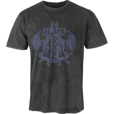 ROCK OFF Мъжка тениска Black Sabbath - Angels Stone Wash - ROCK OFF - BSSTNW84MC