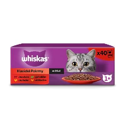 Whiskas Kapsičky klasický výběr ve šťávě pro dospělé kočky 3.4kg