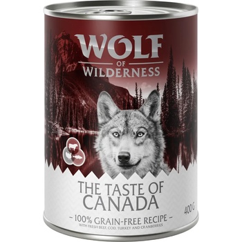 Wolf of Wilderness 24х400г The Taste Of. . . Wolf of Wilderness, консервирана храна за кучета - Canada