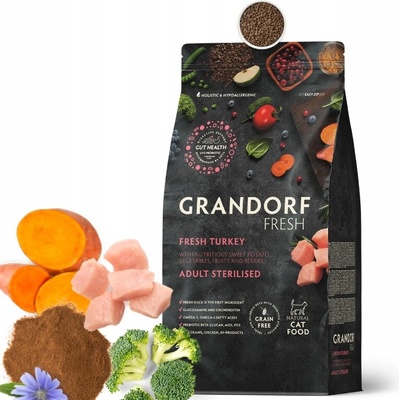 Grandorf Fresh Turkey Adult Sterilized 400 g