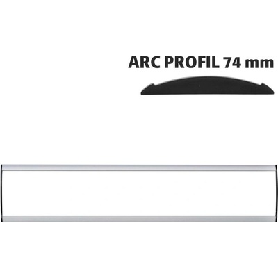 A-Z Reklama CZ Orientační nástěnná tabulka 74 × 450 mm - Arc Profil – kód UDS740NB45