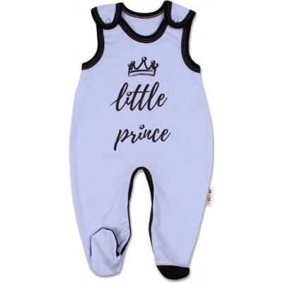 Baby Nellys Kojenecké bavlněné dupačky Little Prince modré – Zboží Mobilmania