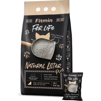Fitmin For Life Natural litter Plus podestýlka pro kočky 10 l/8,6 kg
