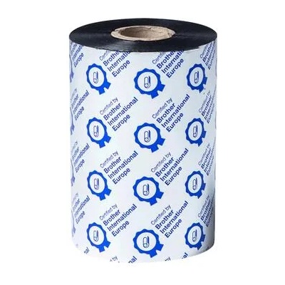 Brother BWS-1D450-110 Standard Wax Thermal Transfer Black Ink Ribbon, 110mm x 450m (multi 8) (BWS1D450110)