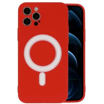 iExpert Силиконов гръб с MagSafe Червен за iPhone 12 IPhone 12 mini (3120262)