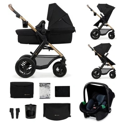 Kinderkraft 4v1 MOOV2 AIR WHEELS Pure Black 2024