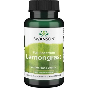 Swanson Full Spectrum Lemongrass, 400 mg, 60 капсули, Swanson
