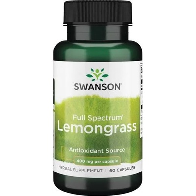 Swanson Full Spectrum Lemongrass, 400 mg, 60 капсули, Swanson