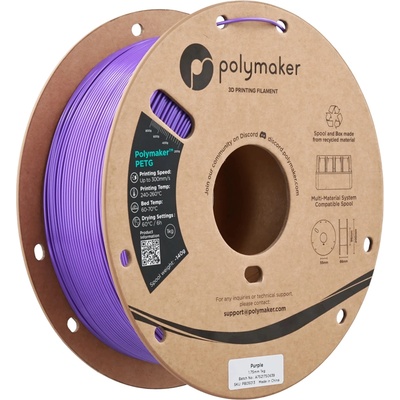Polymaker PolyLite PETG 1 kg Purple, 1,75 mm