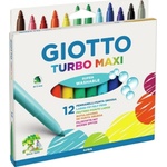 GIOTTO Turbo Maxi Комплект маркери 5 mm Смес 12 бр (<![CDATA[F07620000]]>)