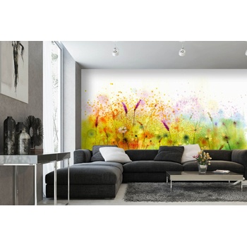 DIMEX ART s. r. o Самозалепваща се флизелинова фототапета картина - абстрактен акварел 375 x 250 см